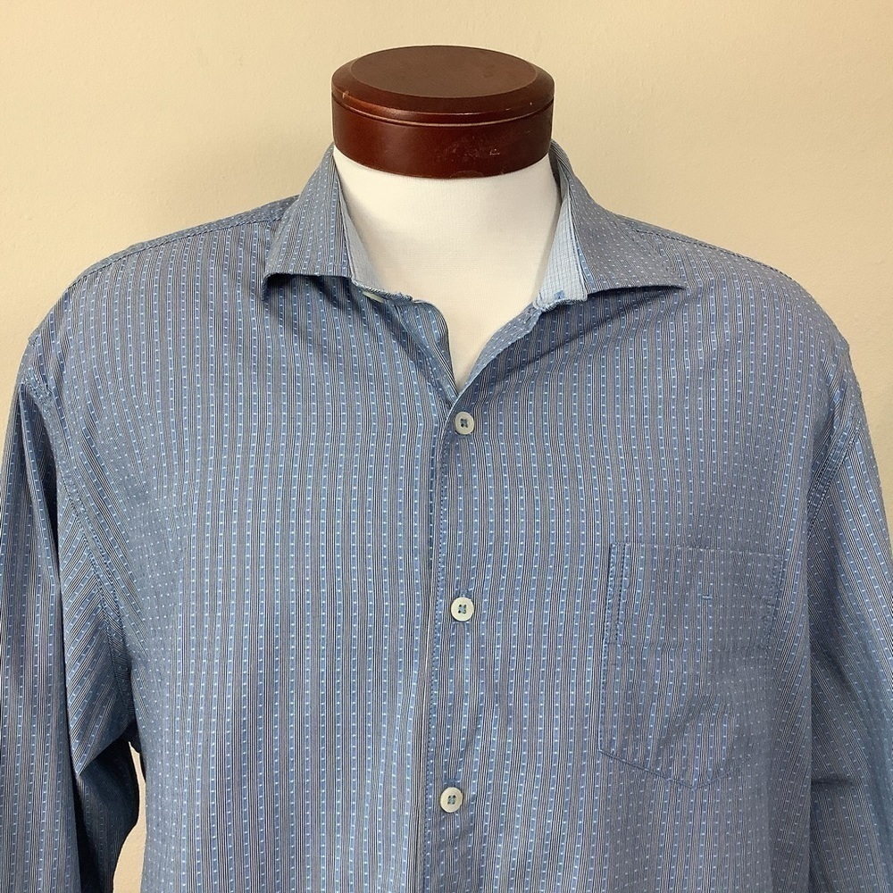 Madison Washed Poplins Long Sleeve Front Button